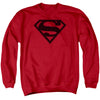 Superman - Red& Black Shield Adult Crewneck Sweatshirt
