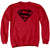 Superman - Red& Black Shield Adult Crewneck Sweatshirt