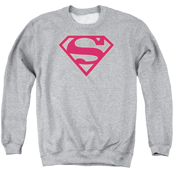 Superman - Crimson& Gray Shield Adult Crewneck Sweatshirt