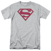 Superman - Crimson & Gray Shield Short-Sleeve Shirt