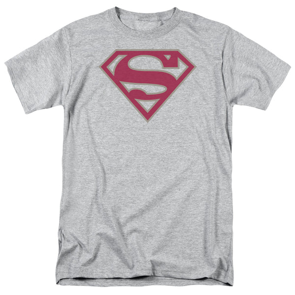 Superman - Crimson & Gray Shield Short-Sleeve Shirt