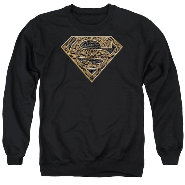 Superman - Aztec Shield Adult Crewneck Sweatshirt