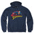 Superman - Flying Over Adult Pull Over Hoodie