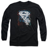 Superman - Real Heroes Never Die Adult Long Sleeve Shirt