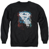 Superman - Real Heroes Never Die Adult Crewneck Sweatshirt