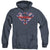 Superman - Great Britian Shield Adult Heather Hoodie