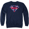 Superman - Great Britian Shield Adult Crewneck Sweatshirt