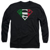 Superman - Italian Shield Adult Long Sleeve Shirt