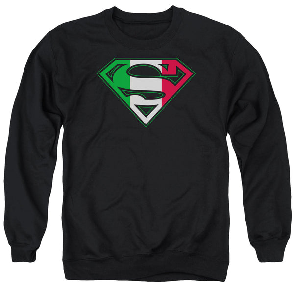 Superman - Italian Shield Adult Crewneck Sweatshirt