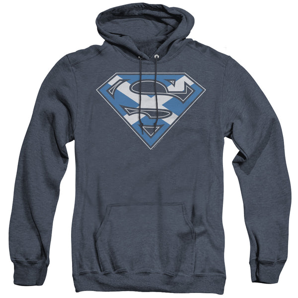 Superman - Scottish Shield Adult Heather Hoodie