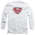 Superman - Hastily Drawn Shield Adult Long Sleeve Shirt