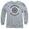 Superman - Superman University Adult Long Sleeve Shirt
