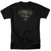 Superman - Camo Logo Distressed Short-Sleeve Shirt
