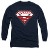 Superman - Superman For President Adult Long Sleeve Shirt