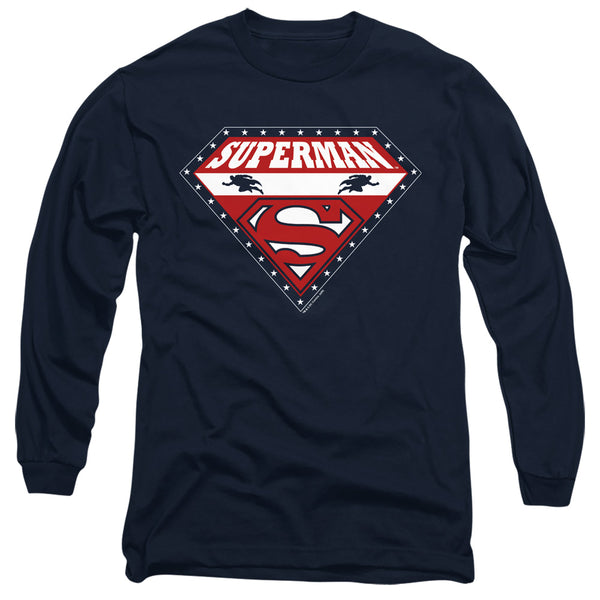 Superman - Superman For President Adult Long Sleeve Shirt