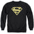 Superman - Gold & Black Shield Adult Crewneck Sweatshirt