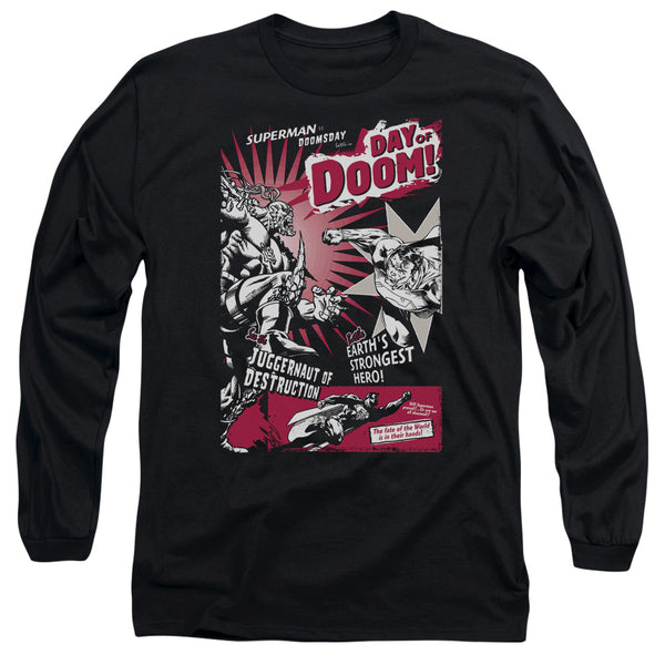 Superman - Day Of Doom Adult Long Sleeve Shirt
