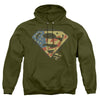 Superman - Not Afraid Adult Pull Over Hoodie