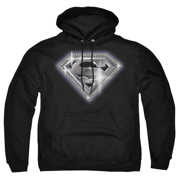 Superman - Bling Shield Adult Pull Over Hoodie