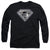 Superman - Bling Shield Adult Long Sleeve Shirt