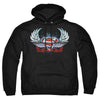 Superman - Chrome Wings Shield Adult Pull Over Hoodie