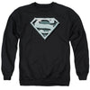 Superman - Chrome Shield Adult Crewneck Sweatshirt