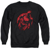 Superman - Sprayed Supes Adult Crewneck Sweatshirt
