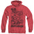 Superman - Breaking Chains Adult Heather Hoodie