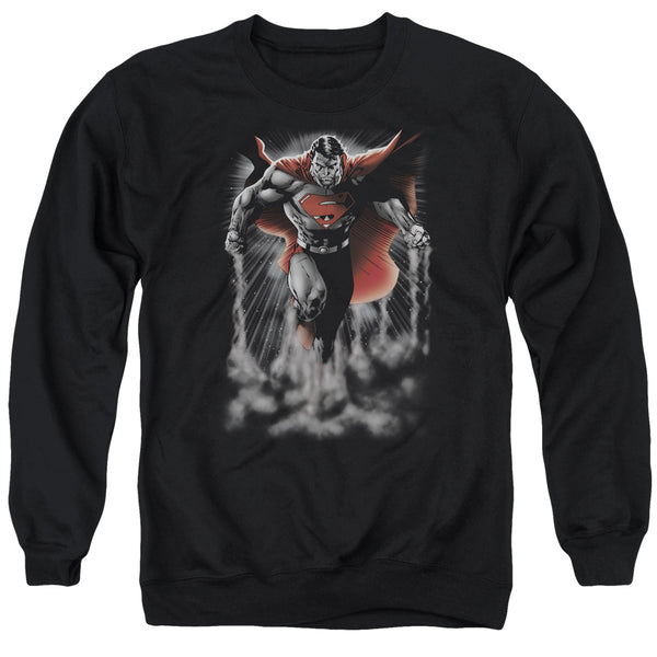 Superman - Above The Clouds Adult Crewneck Sweatshirt