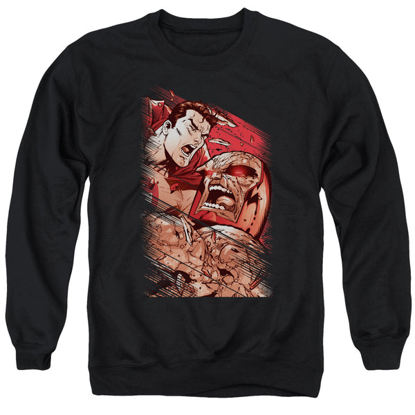 Superman - Supes Vs Darkseid Adult Crewneck Sweatshirt