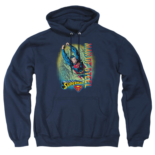 Superman - Breakthrough Adult Pull Over Hoodie