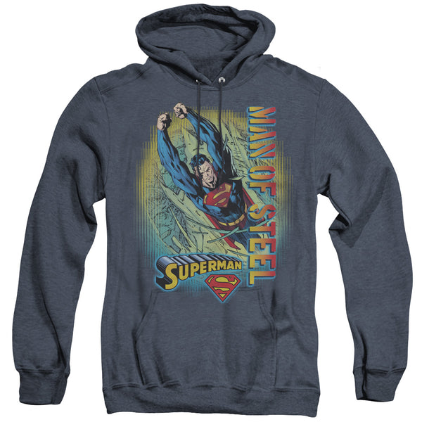 Superman - Breakthrough Adult Heather Hoodie