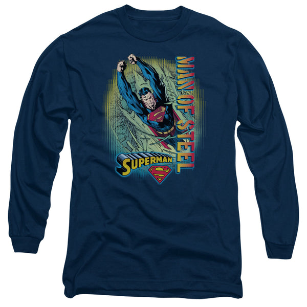 Superman - Breakthrough Adult Long Sleeve Shirt