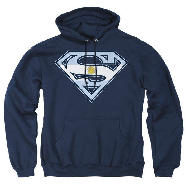 Superman - Argentinian Shield Adult Pull Over Hoodie