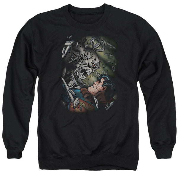 Superman - Epic Battle Adult Crewneck Sweatshirt
