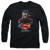 Superman - Displeased Adult Long Sleeve Shirt