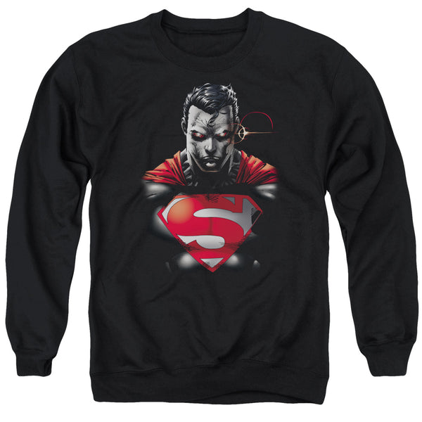 Superman - Heat Vision Charged Adult Crewneck Sweatshirt