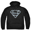 Superman - Smoking Shield Adult Pull Over Hoodie
