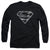 Superman - Smoking Shield Adult Long Sleeve Shirt