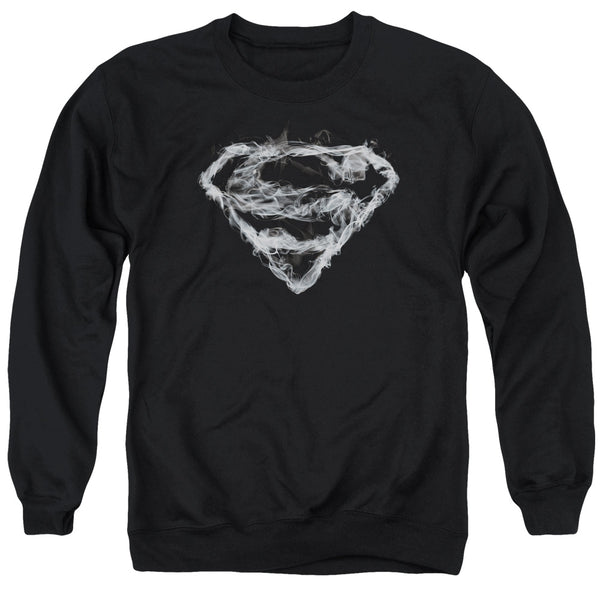 Superman - Smoking Shield Adult Crewneck Sweatshirt