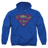Superman - Little Logos Adult Pull Over Hoodie