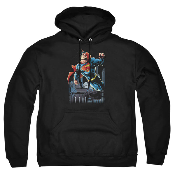 Superman - Night Fight Adult Pull Over Hoodie