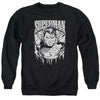 Superman - Super Metal Adult Crewneck Sweatshirt