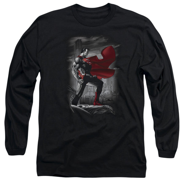 Superman - Metropolis Guardian Adult Long Sleeve Shirt