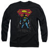 Superman - Dark Alley Adult Long Sleeve Shirt