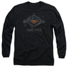 Superman - Nerd Rage Adult Long Sleeve Shirt
