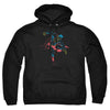 Superman - Neon Superman Adult Pull Over Hoodie