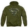 Superman - Super Camo Adult Pull Over Hoodie