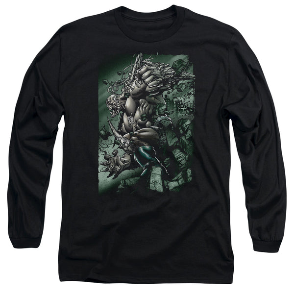 Superman - Doomsday Destruction Adult Long Sleeve Shirt