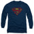 Superman - Crackle S Adult Long Sleeve Shirt